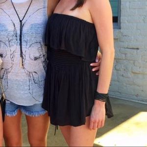 Blue Life strapless romper